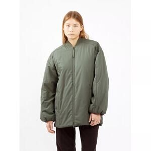 Apiece Apart 100% Organic Cotton Orka Long Bomber Jacket Olive XS